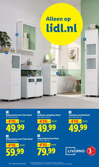 Badkamerkast met 4 lades Basel aanbieding bij Lidl – geldig van 01.06.2026 t/m 07.06.2026