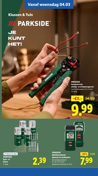 PARKSIDE Boor- of bitset aanbieding bij Lidl – geldig van 02.03.2026 t/m 08.03.2026