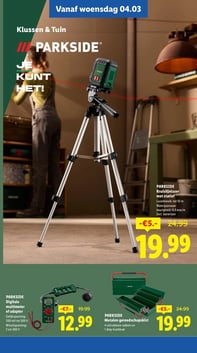Metalen gereedschapskist aanbieding bij Lidl – geldig van 04.03.2026 t/m 08.03.2026