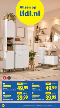 Hoge badkamerkast Corfu aanbieding bij Lidl – geldig van 02.03.2026 t/m 08.03.2026