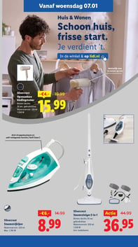 Silvercrest Stoomstrijkijzer aanbieding bij Lidl – geldig van 05.01.2026 t/m 11.01.2026