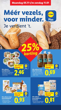 Alle volkoren eigen merk knäckebröd aanbieding bij Lidl – geldig van 05.01.2026 t/m 11.01.2026