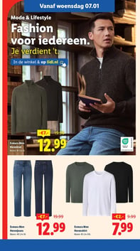 Esmara Men Herenjeans aanbieding bij Lidl – geldig van 05.01.2026 t/m 11.01.2026