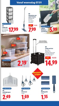 W5 Scharenset 4-delig aanbieding bij Lidl – geldig van 05.01.2026 t/m 11.01.2026