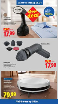 SILVERCREST Kledingstomer aanbieding bij Lidl – geldig van 06.04.2026 t/m 12.04.2026