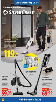 SILVERCREST Accu-steelstofzuiger aanbieding bij Lidl – geldig van 06.04.2026 t/m 12.04.2026