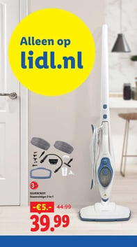 SILVERCREST Stoomreiniger 2-in-1 aanbieding bij Lidl – geldig van 06.04.2026 t/m 12.04.2026