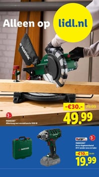 PARKSIDE® Accu-slagmoersleutel 20 V zonder accu en lader aanbieding bij Lidl – geldig van 06.04.2026 t/m 12.04.2026