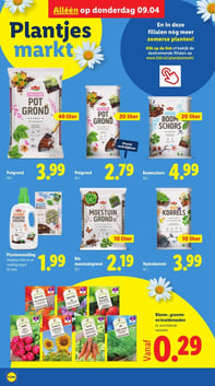 Potgrond 20 l aanbieding bij Lidl – geldig van 06.04.2026 t/m 12.04.2026