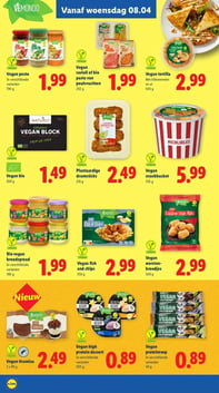 Bio vegan broodspread aanbieding bij Lidl – geldig van 06.04.2026 t/m 12.04.2026