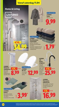 LIVARNO Badjas aanbieding bij Lidl – geldig van 06.04.2026 t/m 12.04.2026