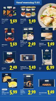 Pizza crackers aanbieding bij Lidl – geldig van 09.02.2026 t/m 15.02.2026