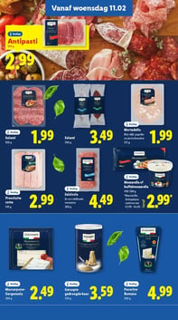 Antipasti 100 g aanbieding bij Lidl – geldig van 11.02.2026 t/m 15.02.2026