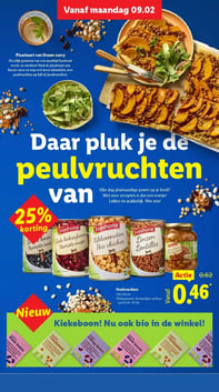 Peulvruchten 390-720 ml aanbieding bij Lidl – geldig van 09.02.2026 t/m 15.02.2026
