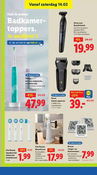 Braun Scheer-apparaat 3-300BT Series aanbieding bij Lidl – geldig van 09.02.2026 t/m 15.02.2026