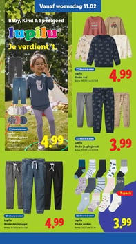 Lupilu Kinder sokken aanbieding bij Lidl – geldig van 09.02.2026 t/m 15.02.2026