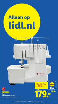 Singer Overlockmachine S14-954 aanbieding bij Lidl – geldig van 09.02.2026 t/m 15.02.2026