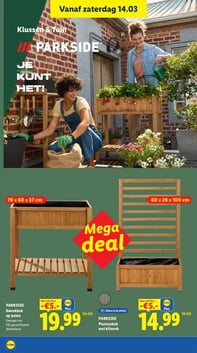 PARKSIDE Kweekbak op poten aanbieding bij Lidl – geldig van 14.03.2026 t/m 15.03.2026