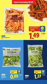 Eikenblad slamelange aanbieding bij Lidl – geldig van 09.03.2026 t/m 15.03.2026
