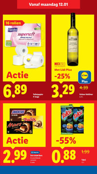 Floralys supersoft Premium Toilet Paper aanbieding bij Lidl – geldig van 12.01.2026 t/m 18.01.2026