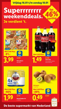 Kiwi groen aanbieding bij Lidl – geldig van 12.01.2026 t/m 18.01.2026