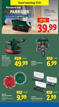 Parkside Ratelschroevendraaier met bitset aanbieding bij Lidl – geldig van 12.01.2026 t/m 18.01.2026