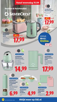 SILVERCREST Broodrooster pastel aanbieding bij Lidl – geldig van 13.04.2026 t/m 19.04.2026