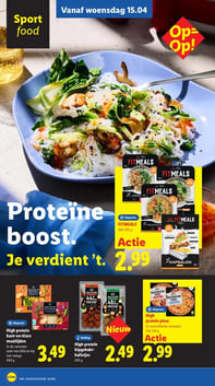 High protein pizza aanbieding bij Lidl – geldig van 13.04.2026 t/m 19.04.2026