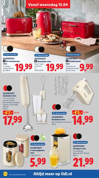 Staafmixer retro aanbieding bij Lidl – geldig van 13.04.2026 t/m 19.04.2026