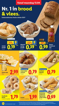 Gesuikerde donuts aanbieding bij Lidl – geldig van 13.04.2026 t/m 19.04.2026