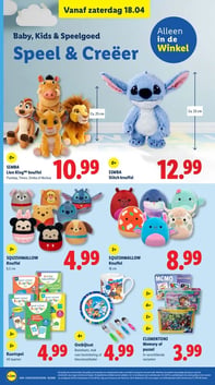 SIMBA Lion King™ knuffel aanbieding bij Lidl – geldig van 13.04.2026 t/m 19.04.2026
