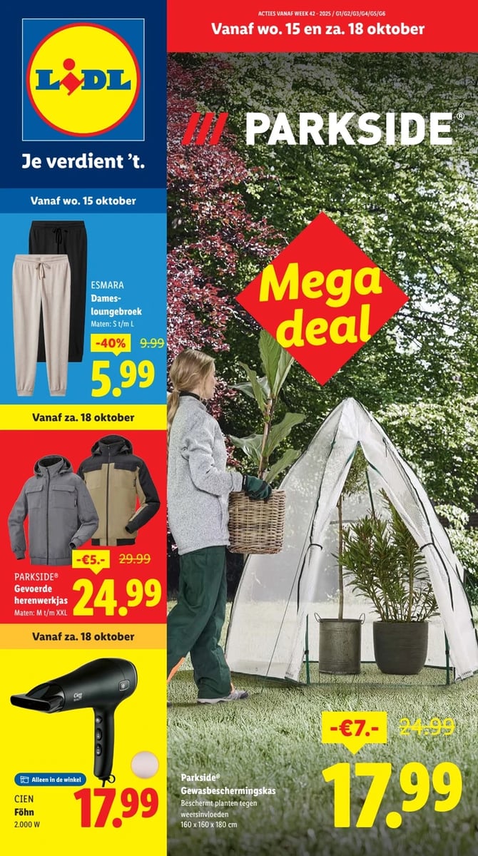Lidl folder – pagina 1