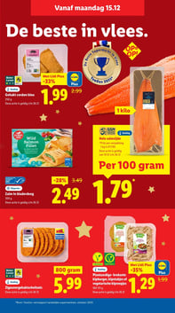 Zalm in bladerdeeg aanbieding bij Lidl – geldig van 15.12.2025 t/m 26.12.2025