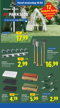 PARKSIDE Tuinschaar aanbieding bij Lidl – geldig van 16.02.2026 t/m 22.02.2026