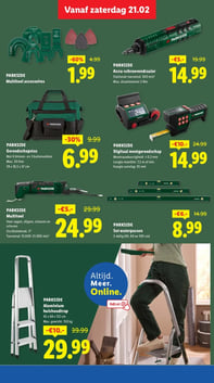 PARKSIDE Set waterpassen aanbieding bij Lidl – geldig van 16.02.2026 t/m 22.02.2026