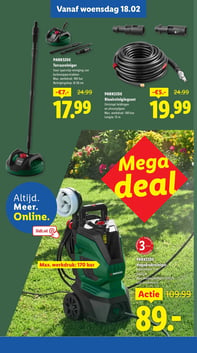 PARKSIDE Rioolreinigingsset aanbieding bij Lidl – geldig van 16.02.2026 t/m 22.02.2026