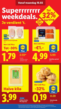 Zalmfilets op huid aanbieding bij Lidl – geldig van 16.02.2026 t/m 22.02.2026