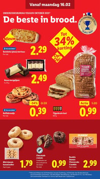 Tijgerbruin heel aanbieding bij Lidl – geldig van 16.02.2026 t/m 22.02.2026