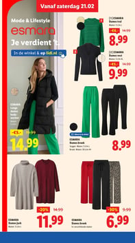 ESMARA Dames jurk aanbieding bij Lidl – geldig van 16.02.2026 t/m 22.02.2026
