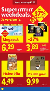 Koffie goud aanbieding bij Lidl – geldig van 16.03.2026 t/m 22.03.2026