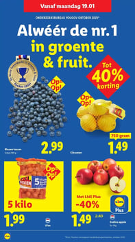 Blauwe bessen aanbieding bij Lidl – geldig van 19.01.2026 t/m 25.01.2026