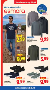 ESMARA MEN Heren sneakers aanbieding bij Lidl – geldig van 20.04.2026 t/m 26.04.2026