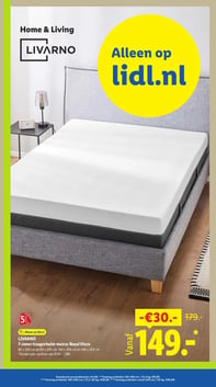 LIVARNO 7-zones traagschuim matras Royal Visco aanbieding bij Lidl – geldig van 20.04.2026 t/m 26.04.2026