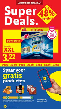 W5 Vaatwastabletten All In 1 Power aanbieding bij Lidl – geldig van 20.04.2026 t/m 26.04.2026