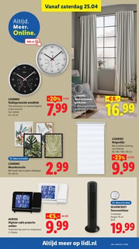 SILVERCREST Torenventilator aanbieding bij Lidl – geldig van 20.04.2026 t/m 26.04.2026