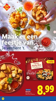 Chicken Party Box Kipsnacks aanbieding bij Lidl – geldig van 22.12.2025 t/m 28.12.2025