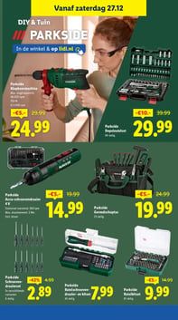 Parkside Ratelbitset aanbieding bij Lidl – geldig van 22.12.2025 t/m 28.12.2025