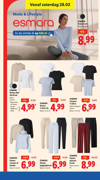 ESMARA Dames joggingbroek aanbieding bij Lidl – geldig van 23.02.2026 t/m 01.03.2026
