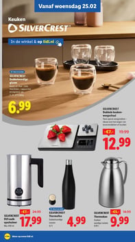 SILVERCREST RVS melkopschuimer aanbieding bij Lidl – geldig van 23.02.2026 t/m 01.03.2026