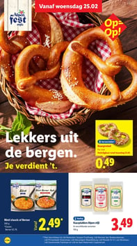 Kaaspretzel aanbieding bij Lidl – geldig van 23.02.2026 t/m 01.03.2026